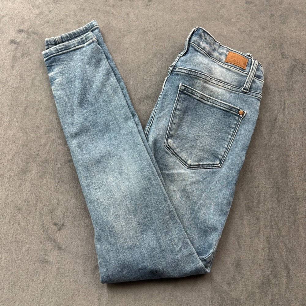 Judy Blue High Waist Skinny Jeans Light Wash Denim Size 9/29